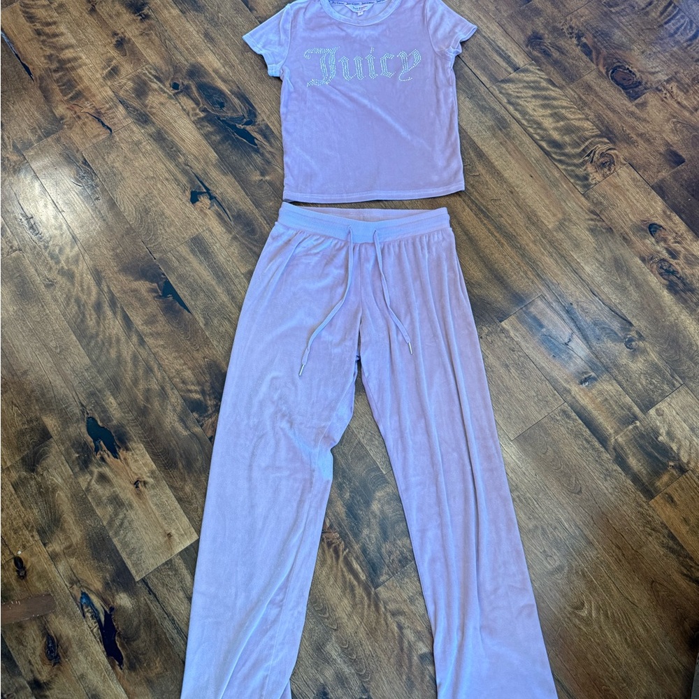 Juicy Couture Pink Velour Set
